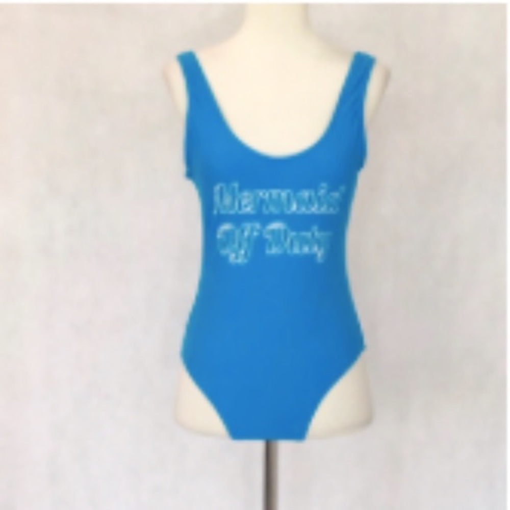 No Boundaries “Mermaid Off Duty” Swimsuit - Picture 2 of 5